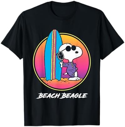 Amazon.com: Peanuts Snoopy Surfing Cowabunga T-Shirt : Clothing