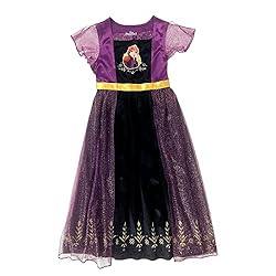 Disney Girls' Frozen Fantasy Gown Nightgown, ANNA