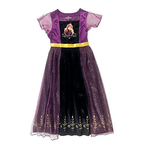 Disney Girls' Frozen Fantasy Gown Nightgown, ANNA