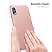 TORRAS Slim Fit iPhone X Case 2017 (ONLY), Hard Plastic PC Ultra Thin Mobile Phone Cover Case with Matte Finish Coating Grip Compatible with iPhone X (2017), Rose Gold