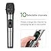 ARCHEER Dual Bluetooth Wireless Microphone, UHF Handheld Dynamic Microphone and Bluetooth Receiver with 1/4