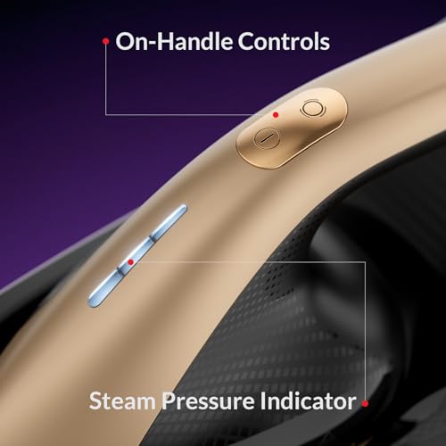 Feller Germany Vanguard Pro Steam Station|Steam Generator Iron 2400W, Prime Gold Ceramic Sole Plate, Anti Drip, Auto Shut Off,50G/min Steam Rate,TrueTemp,Display,SS700, 2Y Guarantee-UAE Version (Gold)