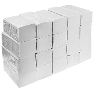 PrimeMatik – Dubbellaags V-gevouwen handdoekendoos van 4000 stuks