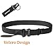 Webbing Riggers Gun Belt for Men' SANSTHS Tactical Metal Buckle Outdoor Pants Belt with Velcro Suits 44'' Waist