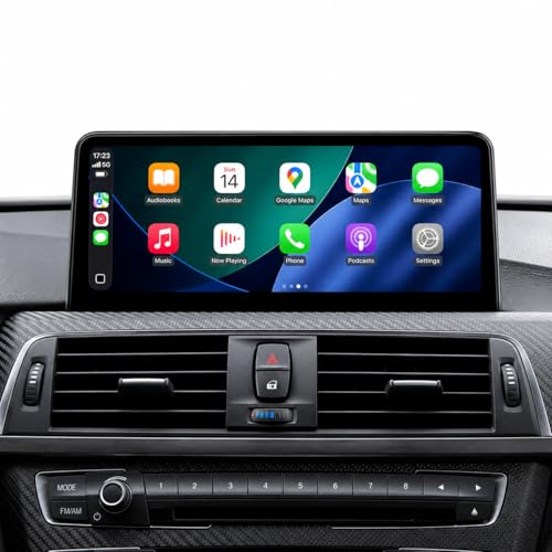 VIBEX 10.25 Inch Car Radio Carplay Wireless & Android Wireless Car Radio for BMW 3 4 Series F30/F31/F32/F33//F34/F36 2012-2016 with NBT System, Touchscreen Stereo Receiver with AirPlay Link, Siri