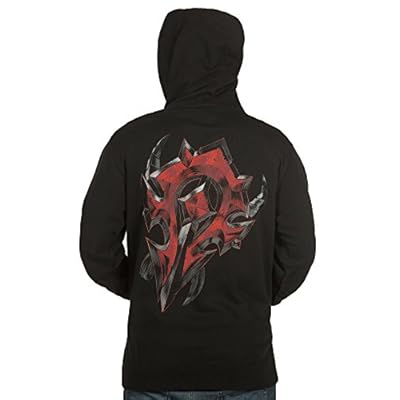 JINX World of Warcraft Men's Horde Shield Zip-Up Kuwait Ubuy