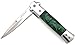Snake Eye Tactical Assisted Open Folding Drop Point Blade Pocket Knife Self Defense Everyday Carry (Green Pearl)