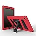 MoKo Case Fit iPad Air 2 - [Kickstand] Durable Hybrid Silicone + Hard Polycarbonate Kid Proof, Shock-Absorption with Foldable Stand Cover Fit Apple iPad Air 2 9.7