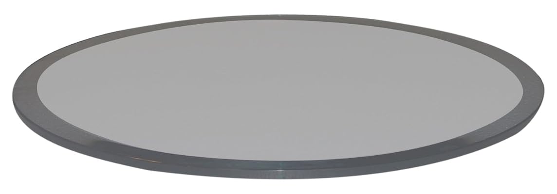 Fab Glass and Mirror Round Table Top