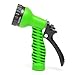 Prudance Hose Nozzle Hand Sprayer with 7 Spray Settings - Water Saving Design for Eco Friendly Gardening - Perfect for Cleaning Patios & Decks and Car Washes & for Watering Your Lawn - Green
