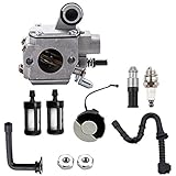 Dxent HD-34A Carburetor w Fuel Line Filter Gas Cap for STIHL MS361 MS361C MS341 Chainsaw