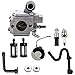 Dxent HD-34A Carburetor w Fuel Line Filter Gas Cap for STIHL MS361 MS361C MS341 Chainsaw