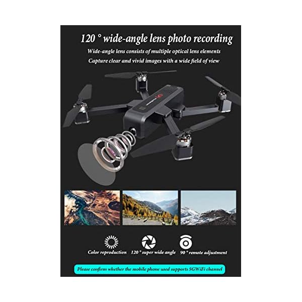 YOLL RC Quadrocopter Faltdrohne,GPS Drohne mit 4k HD Kamera,5G WiFi FPV Live Übertragung,250M Reichweite,120… – Bild 4