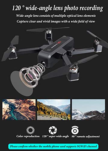 YOLL RC Quadrocopter Faltdrohne,GPS Drohne mit 4k HD Kamera,5G WiFi FPV Live Übertragung,250M Reichweite,120… – Bild 4