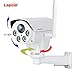 Logisaf HD 1080P PTZ Outdoor Security IP Camera Audio Wireless Wifi 4X Zoom 2.8-12mm Lens IR Cut Built-in 16G Micro SD Card Remote Viewing Motion Detection Pan Tilt Zoom Video CCTV Camera