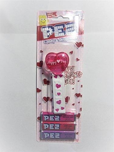 Pez Valentine's Candy and Dispenser
