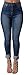 Chuanqi Women's Sexy High-waisted Skinny Blue Jeans Plus Size