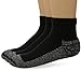 Cushees BLACK Thick Ankle Socks, 3-pack (Men's 166XL)