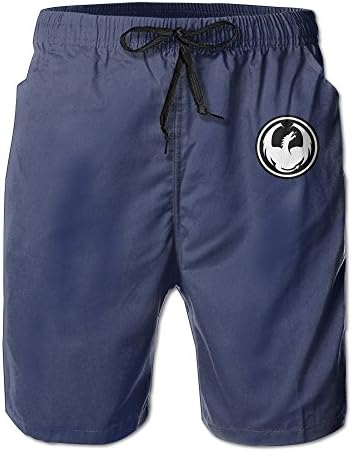 Wdfhl Cool Dragon Men's Summer Summer Beach Pants Quick Dry Swim Trunks XL