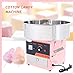 Nurxiovo 21 Inch Commercial Cotton Candy Machine Electric Countertop Cotton Candy Floss Maker Pink with Drawer Stainless Steel for Various Parties