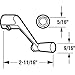 Slide-Co 173600 Crank Handle, 3/8 In. Spline Socket, Stone Color, Fits Andersen® Casement Operators (Single Pack)