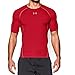 Under Armour Men's UA HeatGear Armour Short Sleeve Compression Shirt MD Red
