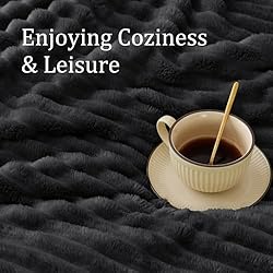 BEDELITE Fleece Throw Blanket for Couch - 300GSM