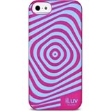 iLuv Aurora Illusion Glow-in-Dark Case for iPhone 5S - Retail Packaging - Pink