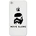 Stormtrooper Move Along Vinyl Cell Phone Decal for Smartphone (White 2