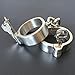 COSY-L Metal Handcuffs for Sex BDSM Bondage Toys, Adult Games Stainless Steel Hand Cuffs Slave Restraints Fetish Sex Toys for Couples,Femalethumb 2
