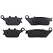 KMG Front + Rear Brake Pads for 2003-2007 Honda VTX 1300 S Retro - Non-Metallic Organic NAO Brake Pads Set
