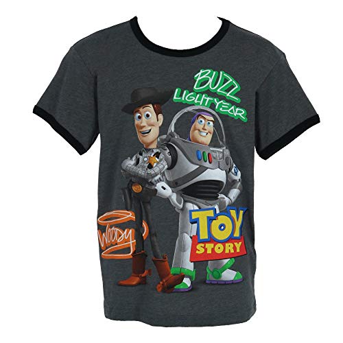 Disney Toy Story Boy's T-Shirt Woody Buzz Print Youth Ages 4-14