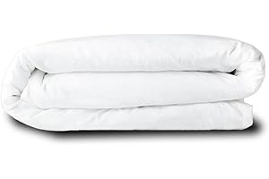 ARlinen Cotton Duvet Cover Queen 88X90 Size, White Solid Comforter Cover Bedding 1 Pieces Duvet Cover Solid Color and Ultra Soft with Zipper Closure, 4 Corner Ties, Simple Bedding Style,