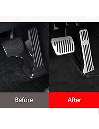 Cubiertas de pedal sin taladros para Mazda 2 3 6 CX 3 CX 5 CX 9 (transmisión automática, 2 juegos), y para Mazda CX 5 Centro Caja de almacenamiento (2017 2019)