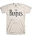 The Beatles Distressed Logo Sand Men's T-Shirt - X-Large