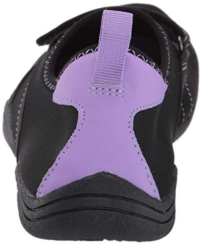 JSport by Jambu Women's Cycle Water Ready Fisherman Sandal, Black/Lavender, 9 M US