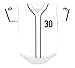 Mike Vitar Benny 'The Jet' Rodriguez 30 White Baseball Jersey The Sandlot