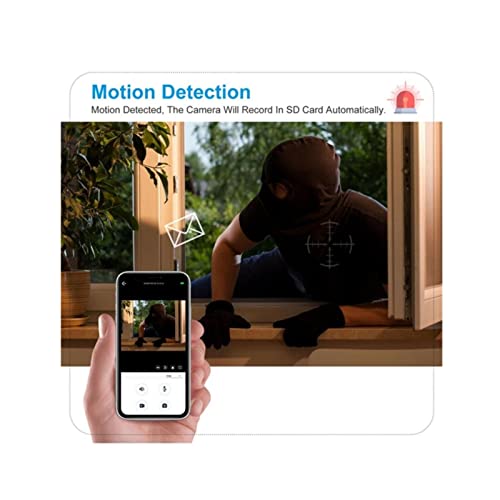 Light Bulb Security Camera, WiFi 1080p Surveillance Light Socket