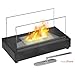 Moda Flame Vigo Ventless Tabletop Bio Ethanol Fireplace in Black primary