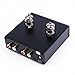 Dilvpoetry TUBE-01 Preamp 6J1 Vacuum Tube Amplifier Buffer Mini HiFi Preamplifier DC12V2A (Silver)