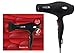 HSI Dryonizer Lite Lightweight Ceramic Blow Dryer | Fast Drying, Easy Holding, Better Air Pressure, Less Noise | Incl 2 Airflow Nozzles, 1 Year Warranty + 5ml Argan Oil