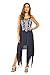 Riviera Sun 21610-NVY-S Fringe Dress/Sundresses for Women Navy