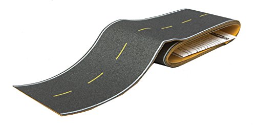 Walthers HO Scale Flexible Self-Adhesive Paved Roadway Highway (Yellow Lines)