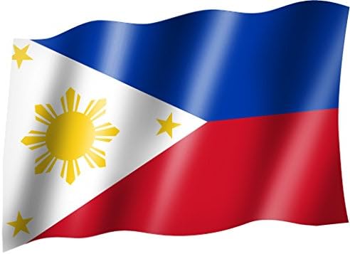 Philippines country flag, state flag with eyelets 150 cm x 90 cm, very good quality.