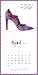 Shoes Mini Wall Calendar 2017