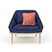CHICTRY Luxury Faux Fur Throw Pillow Cover Super Soft Plush Decorative Cushion Case 18 x 18 Inches Standard Size for Sofa Bedroom Car Coral Pink 18.0 x 18.0 inch