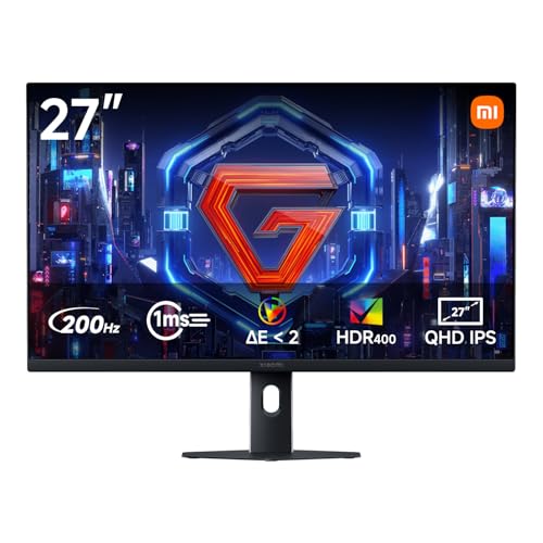 G27Qi 2026 27 Inch 2K Gaming Monitor, 200Hz, 1ms GTG, FreeSync Premium, HDR400, IPS, 100% sRGB, 95% DCI-P3, TÜV Hardware Low Blue Light Certification (2560 x 1440/HDMI 2.0/DP 1.4)