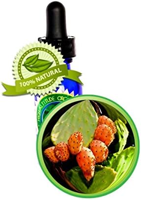 Prickly Pear Seed Oil - Opuntia Ficus-indica (Morocco) - 2oz (60ml) - Super Antioxidants, Moisturizer, Skin Nutrient, Amino acids, Vitamins
