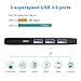 Multi-Port USB C Hub Type C Adapter, Neefeaer USB C to HDMI Adapter Thunderbolt 3 Hub with 4K HDMI, 3 USB 3.0 Ports, SD TF Card Reader, Type C Charging Port for MacBook, Chromebook and USB C Laptops