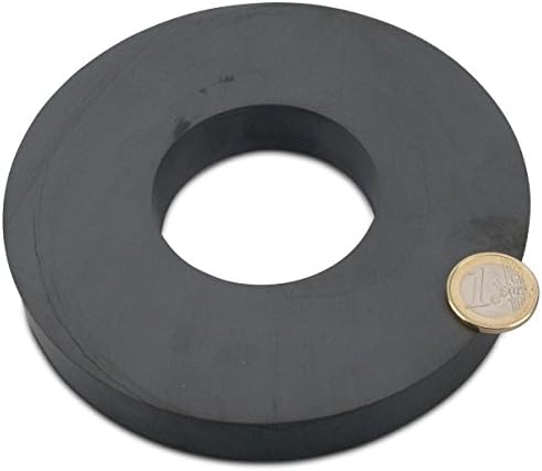 Imán circular (diámetro 140 x 60 x 20 mm, ferrita Y30, hasta 19 kg ...